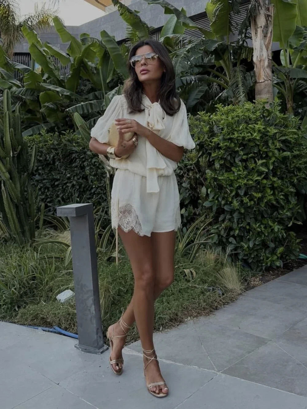 ZARA VIRAL LACE SHORT JUMPSUIT_11